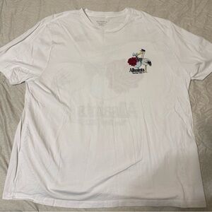 All Saints White Tee with Graphic Design